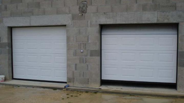 Installation de porte sectionnelle Grenoble