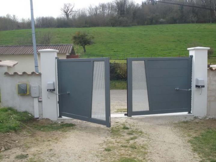 Pose de portails en aluminium Grenoble